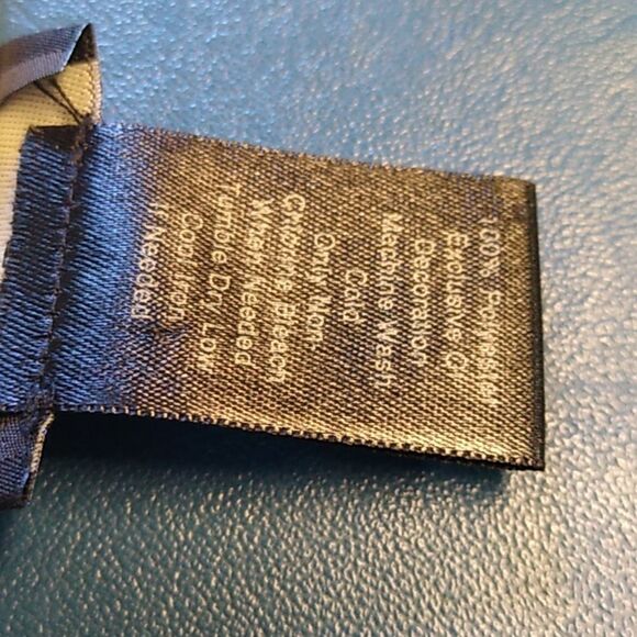 Ann Taylor White Embellished Front Hem Women's L Sleeveless Blouse - Picture 6 of 6